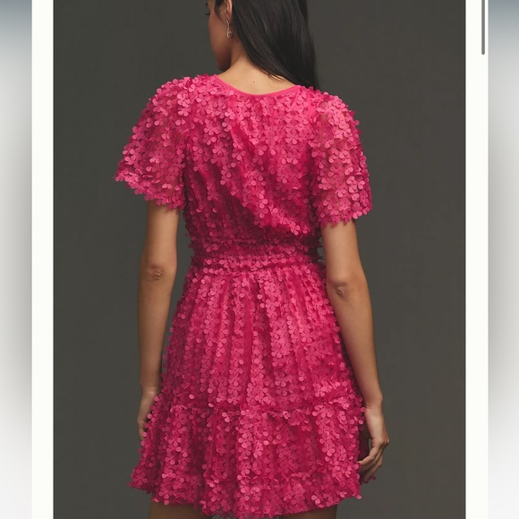 Anthropologie Somerset Floral Applique Dress- 3X - Picture 2 of 5